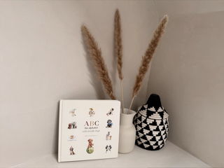 Close-up of Doodle Dogs watercolor illustration detail